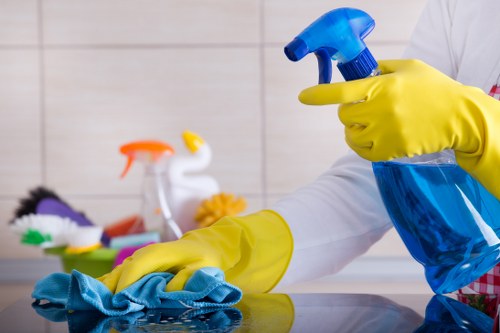 Professional Airbnb cleaning of a guest-ready living room