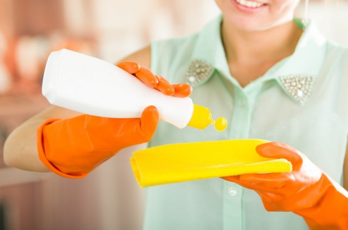 Detailed kitchen cleaning during move in cleaning service