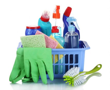 Cleaner disinfecting high-touch office surfaces
